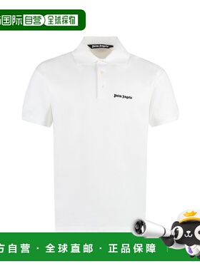 PALM ANGELS 男士POLO衫 PMGB012F23FAB0010110WHITEBLACK男装