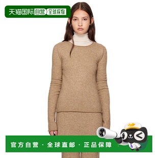 潮奢 黄褐色圆领毛衣 Lauren 女士 HPS25T2285Y Manoogian 1h可退