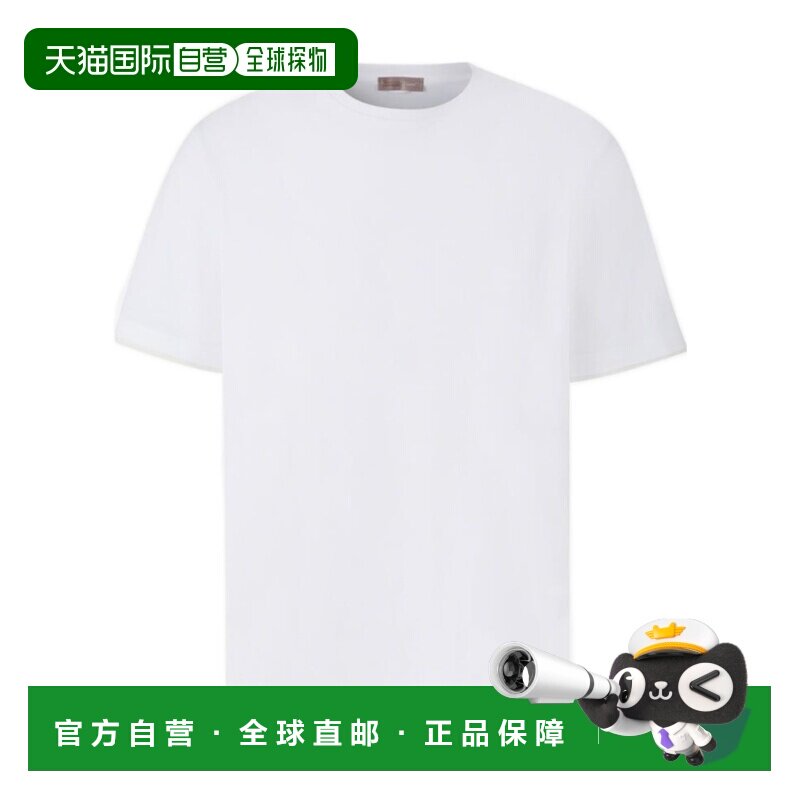 HERNO 男士T恤 JG00031UR1000 CO 白色 圆领短袖T恤图片