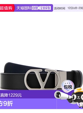 VALENTINO 男士腰带 8Y2T0SQ3UPCM77 SS2026 黑色 BELT H 30 REVE