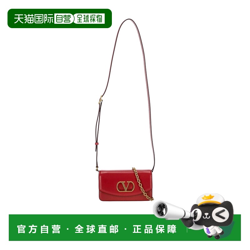 1h可退 VALENTINO 女士斜挎包 WB0R71GCB0RO SS2025 红色 翻盖单