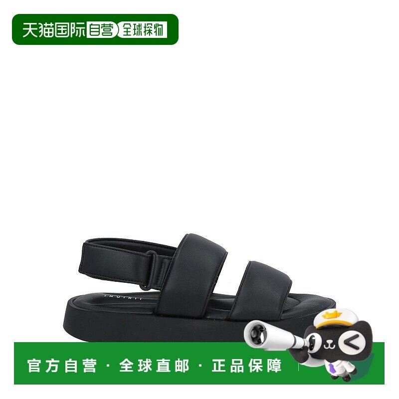 1h可退 潮奢 Inuikii 女士 凉鞋 black黑色 舒适时尚