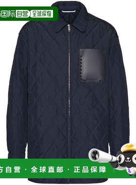 VALENTINO 男士夹克 4V3CLH37A0L598 SS2024蓝色 男装