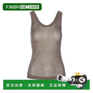 AW2024 TO1156LK1017BR449 黑色 女士背心吊带 LEMAIRE