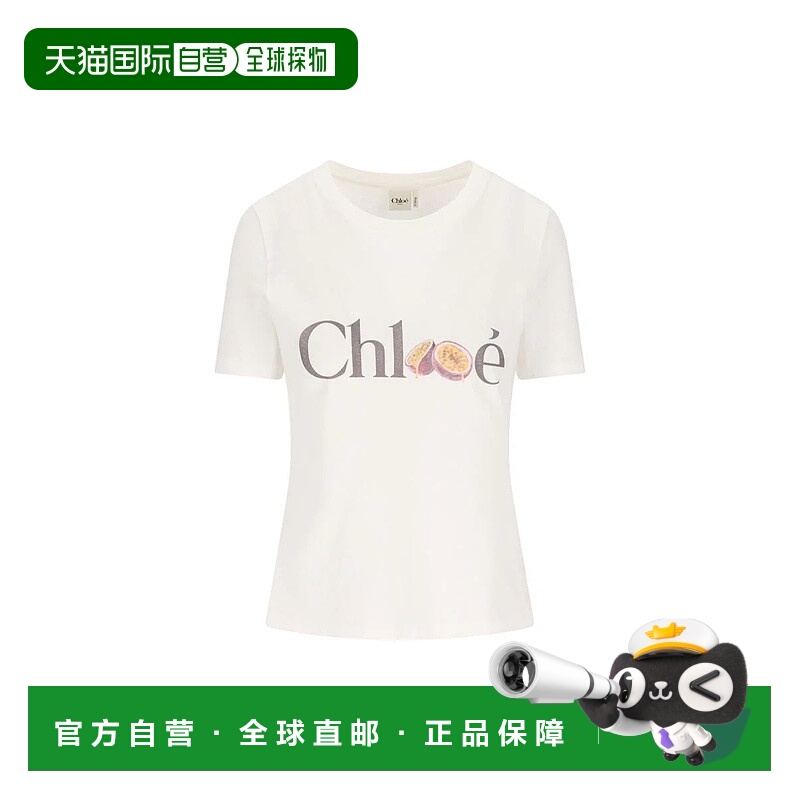 CHLOÉ 女士T恤 CH26SJH08197101P26 SS2026 白色 Chloe T-Shirt A