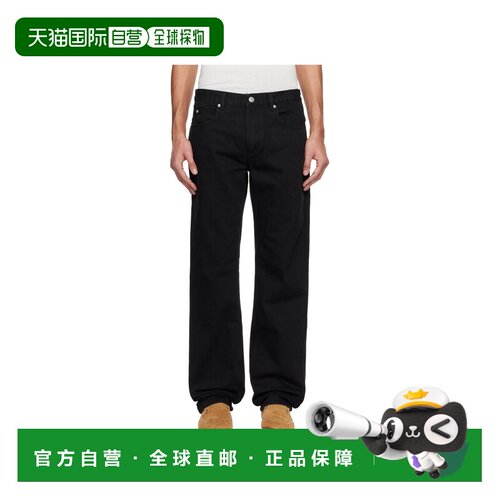 ISABEL MARANT 男士直筒裤牛仔裤 PA0469HGD1H04H02FKFADEDBLACK