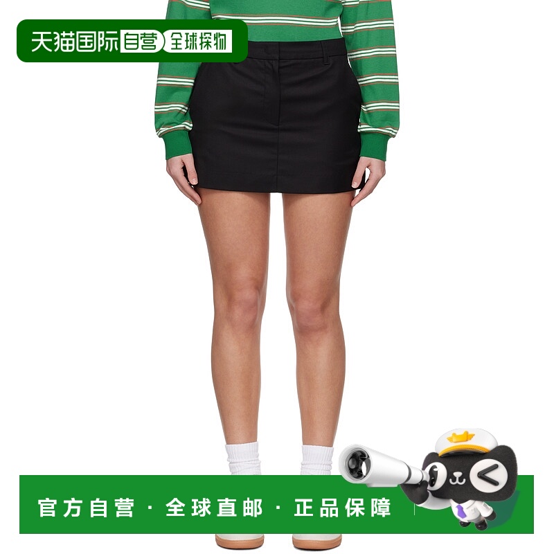 1h可退 潮奢 Dunst 女士 黑色 Micro 短裙 UDSK5A205BK