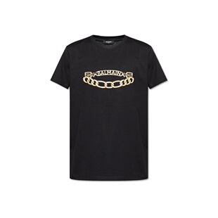 AW2025 BALMAIN FH1EF000GE97EAD T恤 黑色 男士