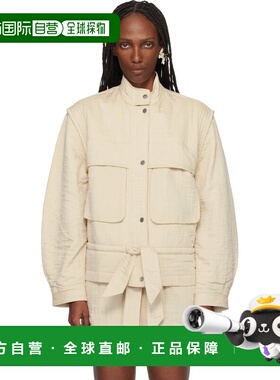 1h可退 潮奢 ISABEL MARANT 女士 灰白色 Blandina 夹克 VE0642FB