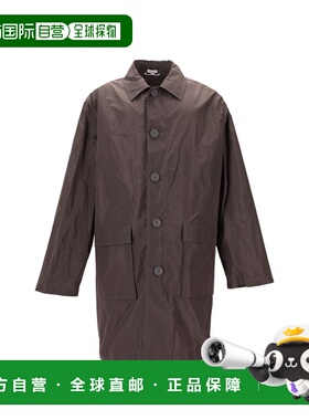 THOM BROWNE 男士大衣 MOT099PF0967025 AW2025 灰色