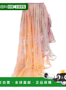 1h可退 潮奢 ZIMMERMANN 女士 蕾丝半身裙 3081SS252蕾丝裙a字裙