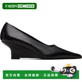 261WAS 女士 潮奢 1h可退 Nappa toteme Sharp 中跟鞋 黑色 Wedge