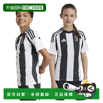 ADIDAS Juventus 24/25主场青少年款短袖T恤 中性