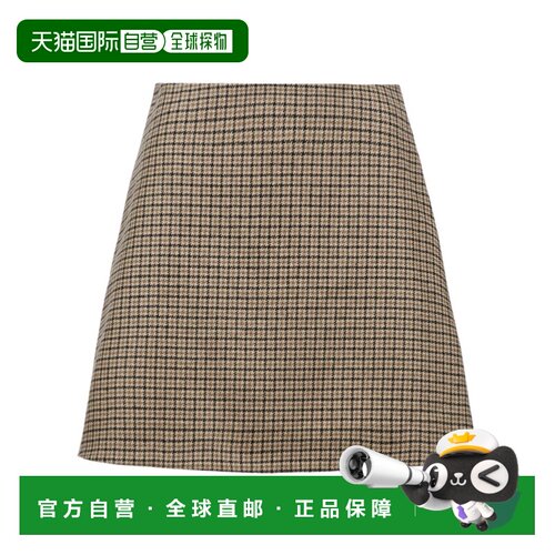 1h可退 奢淘 Moncler 羊毛迷你半身裙 女 J20932D00023597ZB