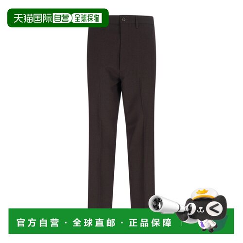 PRADA 男士正装裤 UP03551W2GSVMOF0192 SS2026 黑色休闲裤