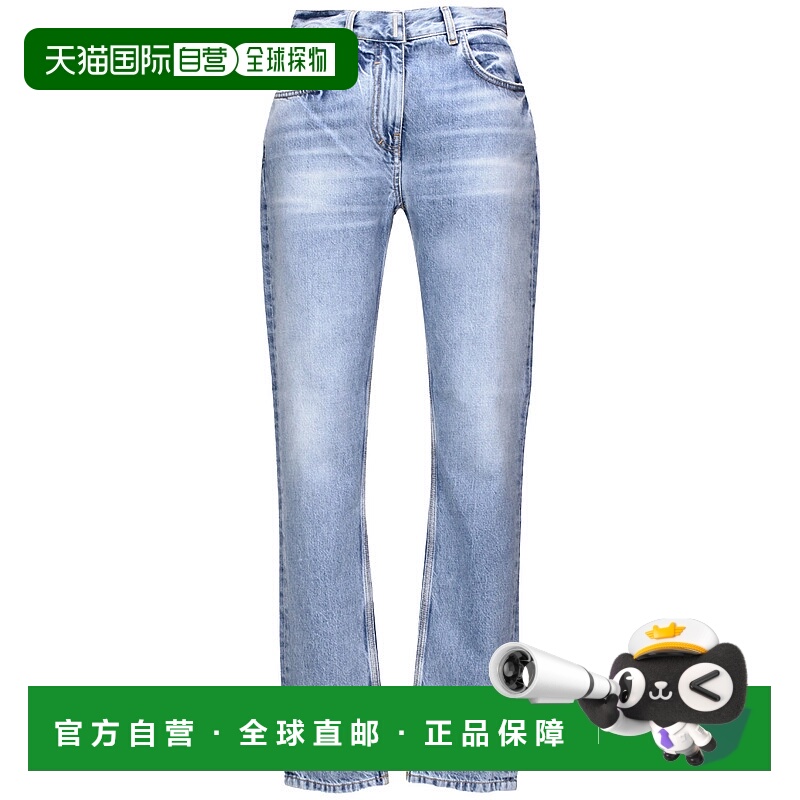 1h可退 GIVENCHY 女士牛仔裤 BW50YQ5Y9T452 SS2024 蓝色