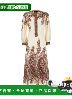 1h可退 潮奢 Etro 艾特罗 女士 多色弹力聚酯连衣裙 WRHA0431PSE2