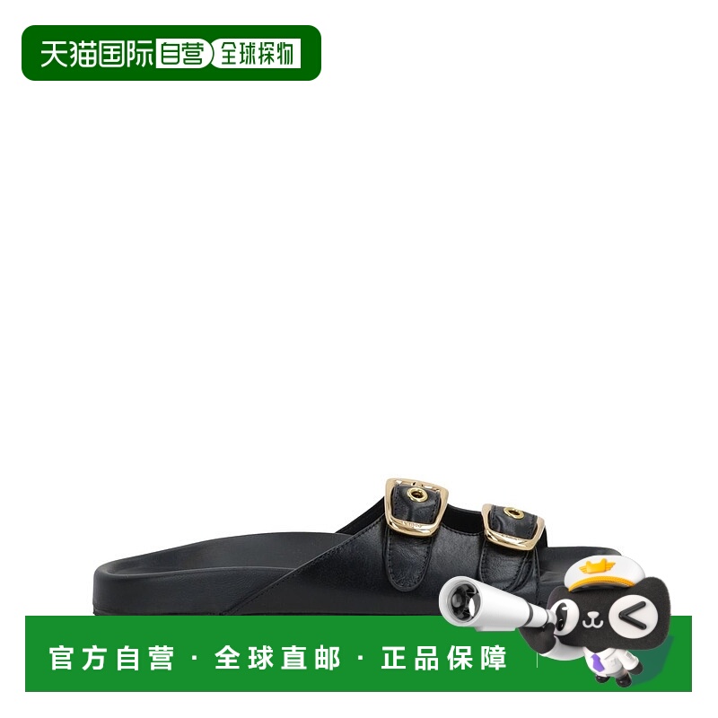 1h可退 CHLOÉ 女士拖鞋 CHC25S08PQJ001 SS2025 黑色