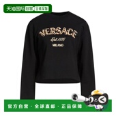 潮奢 舒适时尚 versace 女士 1h可退 black黑色 范思哲 卫衣