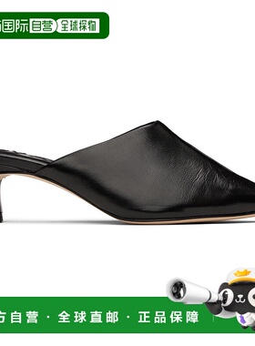 1h可退 潮奢 BY FAR 女士 黑色 Luciana穆勒鞋 MWFHC057LL032BK00