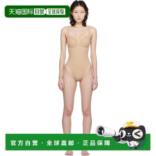 1h可退 潮奢 SKIMS 女士 驼色 Ultimate Body Push-Up Thong 连体