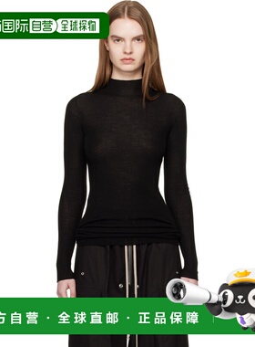 1h可退 潮奢 rick owens 瑞克 欧文斯 女士 黑色 Temple LS Turtl