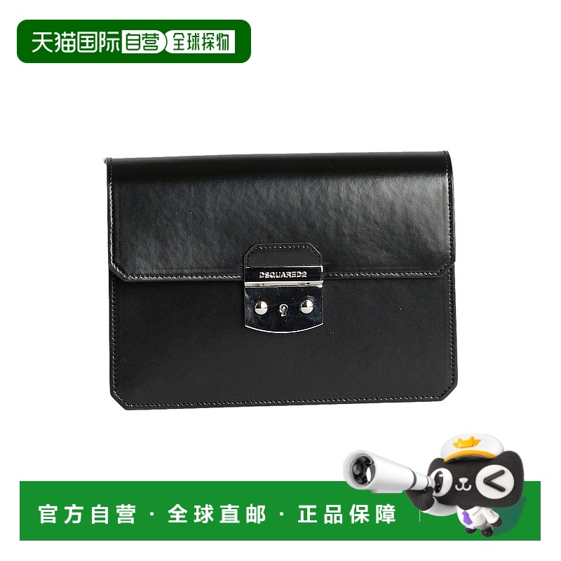 1h可退 潮奢 Dsquared2 二次方 男士 手袋 black黑色 舒适时尚