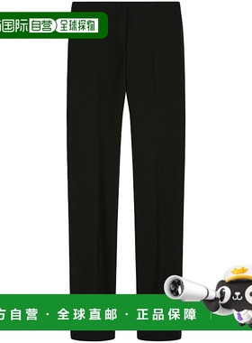 MAX MARA 女士休闲裤 BASCHI1234002 AW2025 黑色阔腿裤