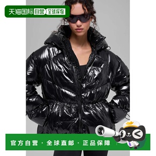 alo yoga 纯色连帽宽松短款羽绒服 男款w4430r