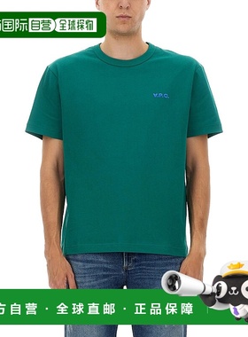 A.P.C. 男士T恤 COHBQH26391KNI AW2025 绿色 BOXY T-SHIRT男装