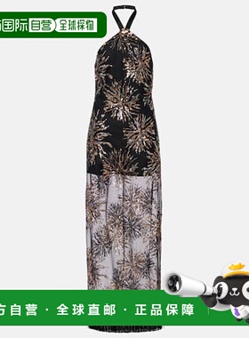 1h可退 潮奢 TALLER MARMO 女士 Nina Soleil 珠片长款连衣裙长裙