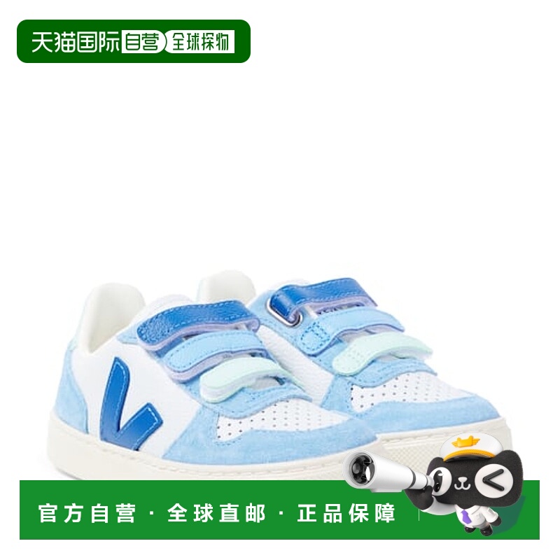 1h可退 潮奢 Veja 男童 V-10 皮质运动鞋童鞋 blue蓝色 舒适时尚