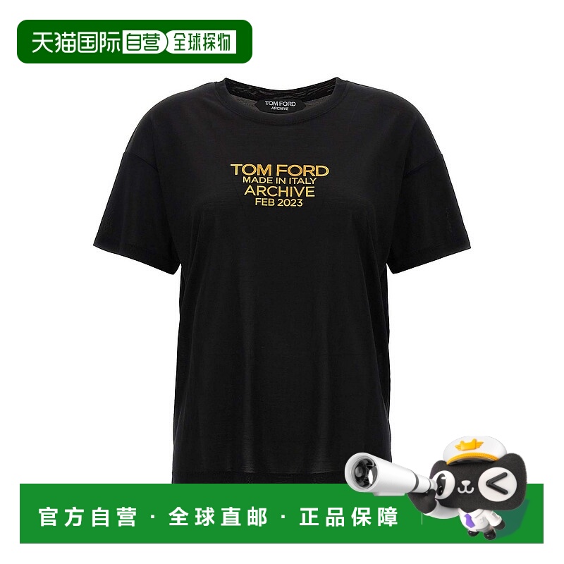 1h可退 TOM FORD 女士T恤 TSJ560FAX835XLBGO-0 AW2023