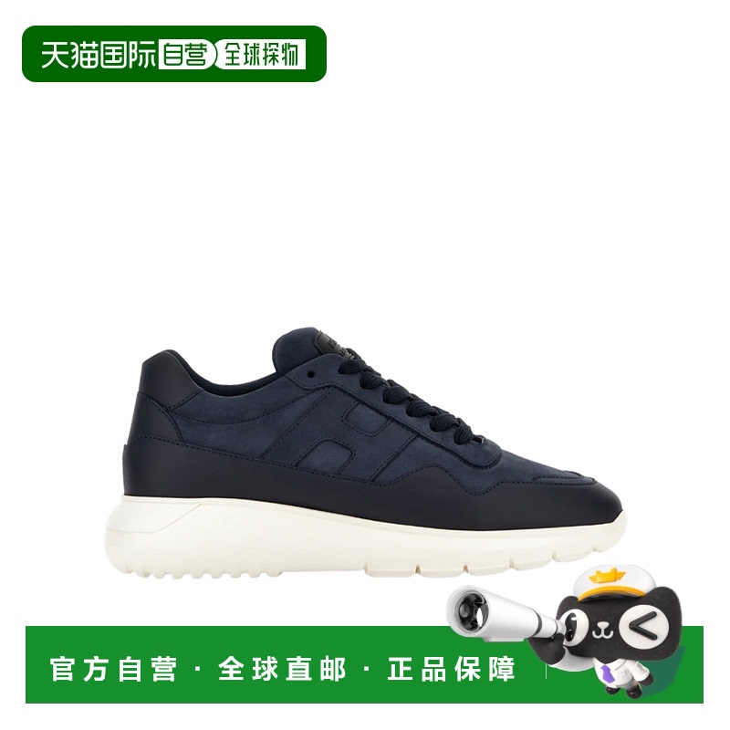 1h可退 HOGAN 男士休闲鞋 HXM3710CP50UGWU801 AW2025 蓝色