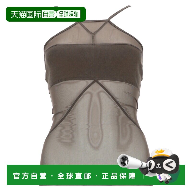 RICK OWENS 女士T恤 SS2026 RO01F6156TUSRJA34背心吊带 - 实物图