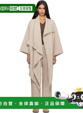 1h可退 潮奢 Tom Ford 汤姆 福特 女士 灰白色 Drape Mantle 开衫