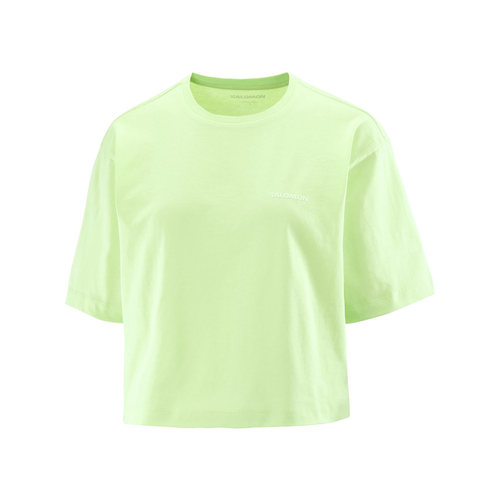 SALOMON 女士T恤 LC2834800BUTTERFLY SS2026 绿色