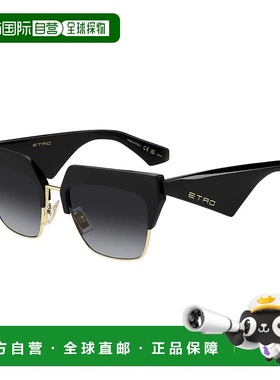 1h可退 ETRO 女士眼镜 CLUB807 SS2025 黑色 Etro Sunglasses