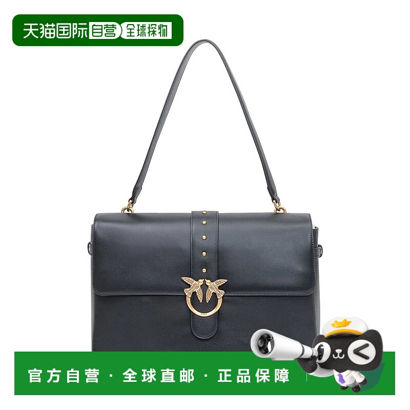 1h可退 PINKO 女士单肩包 105067A0QOZ99Q AW2025 黑色 Maxi Love
