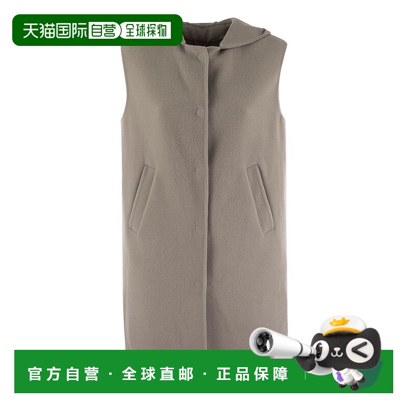 1h可退 HERNO 女士马甲 PI00128DR334151985 AW2024 浅棕色