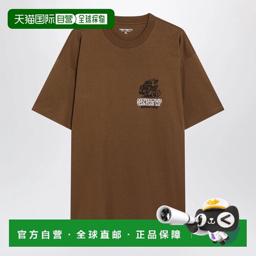 CARHARTT WIP 男士T恤 I037230CO3TGXX AW2026 棕色