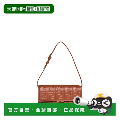 FENDI 女士斜挎包 8M0498AAJDF1UJK CO 棕色 Baguette On Chain W