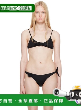 1h可退 潮奢 Coperni 女士 黑色 Flower 比基尼上装 COPSW01F5025