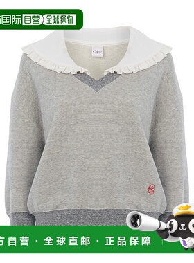 CHLOÉ 女士针织衫 CH25WJH17194060 AW2025 灰色 长袖针织衫
