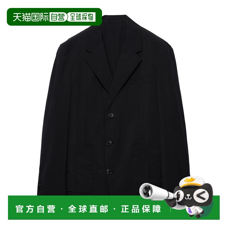 PRADA 男士西服 UGM33413L5SOOOF0002 CO 黑色 单【付后1h可退】
