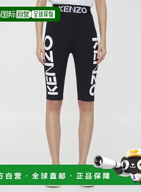 KENZO 女士休闲裤 FD52PA7044SN99J AW2023 黑色 Blue logo cycli