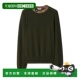 格纹装 BURBERRY 饰毛衣 AW2025 军绿色 女士卫衣 81121701