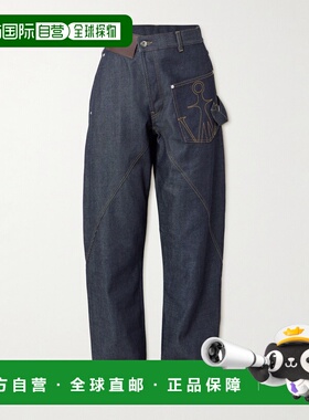 1h可退 潮奢 J.W. Anderson 女士 TWISTEDDENIM 靛蓝色牛仔裤 DT0