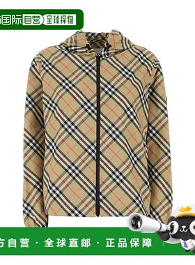 BURBERRY 女士外套 8110301B9368 AW2025 浅棕色 Printed polyest