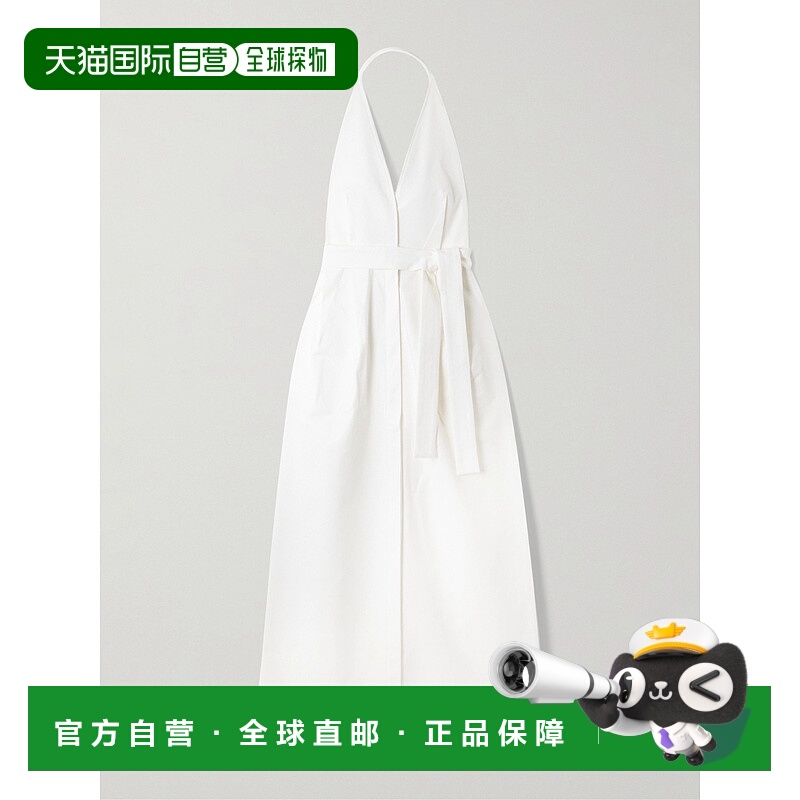 1h可退 潮奢 MaxMara 麦斯玛拉 女士 Ancona V 領束帶無袖連身裙